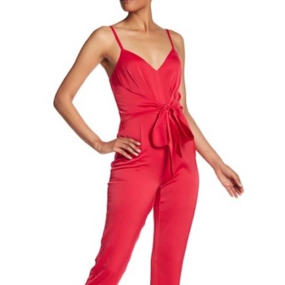 RACHEL Rachel Roy Glare Tie-Front Jumpsuit - Picture 5 of 8